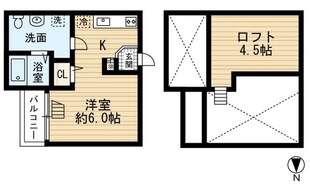 鳳駅 徒歩5分 1階の物件間取画像